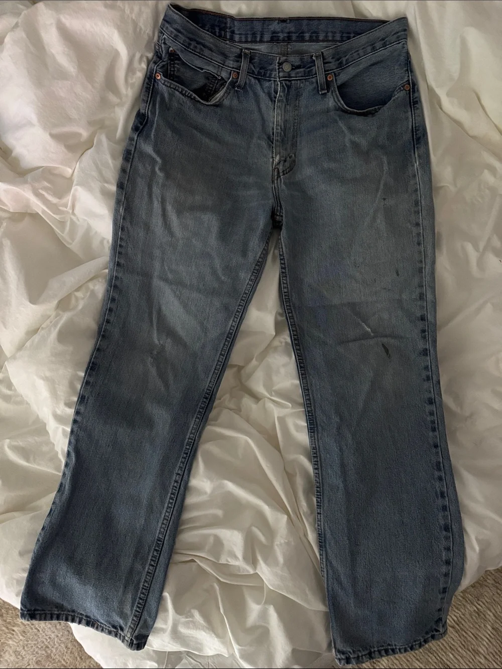 Levi's Men's straight Jeans - Medium/Light Blue Wash